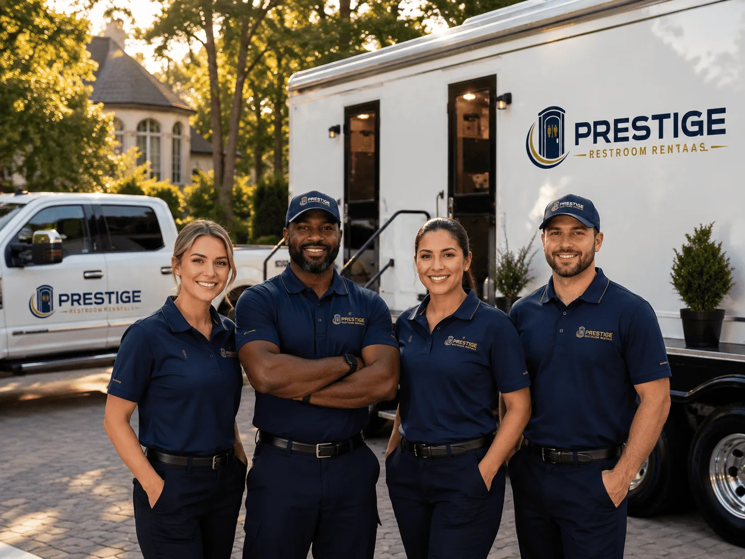 Trusted Luxury Portable Restrooms company in Old Washington, OH